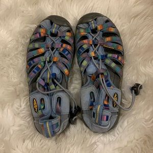 Keens water shoes. Size two in kids.